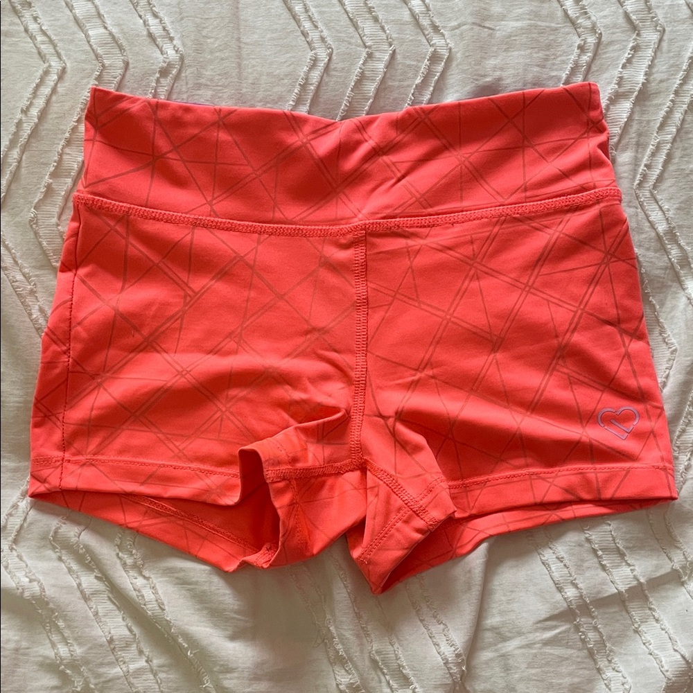 Aeropostale Coral Athletic Shorts for Women